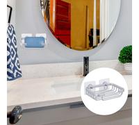 1 set portasapone portasapone autodrenante per barra doccia salvasapone