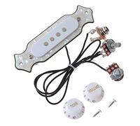 1 Set Pre- cablato 4- stringa Singola Bobina Per Chitarra Per Chitarra Per Chitarra Per Chitarra Con Pentole Per Manopole Del Volume pickup(White Pearl)