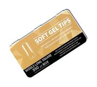 1 Set Punte In Gel Morbido Per Unghie Semiopache Falsi Extra Coperture Complete Lunghe A Pressione