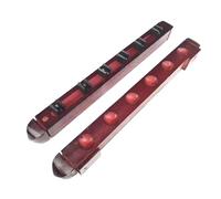 1 Set Rack Da Biliardo In Legno Montato A Muro Con 6 Stecche Da Snooker