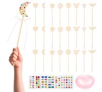 1 set ragazze fate bacchette in legno bacchette fata cosplay party jer