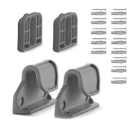 1 set retrattile Baby Gate parte di ricambio accessori di montaggio base di fissaggio con gancio e viti per cancello bambino hardware