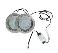 1-Set Retrofit Kitchen Smoke Light 1.5W 68mm Range Hood Exhauster Fan Light Bulb Ventilator Lamp 20W Halogen Bulb Equivalent(Warm White 3000K)