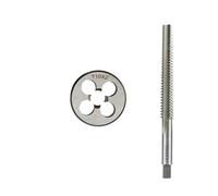 1 Set Right Hand Tap and Die Set TR 8 10 12 14 16 18 20 22 24 X1.5 X2 X3 X4 Thread Screw TR Taps Threading Round die(T10x3)