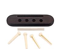 1 Set Rosewood Guitar Bridge E 1 Sella 4 Net Ukulele Accessory Part Sostituzione delle parti ponte