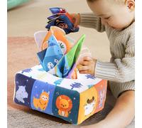 1 set Scatola di tessuti magici Giocattolo sensoriale educativo per neonati Attività di apprendimento precoce Libro di stoffa per giochi delle dita Esercizio di dita per i bambini (alcune parti inviat