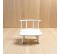 1 Set Sedia a forma di zucca in legno come accessorio fotografico per bambini, adatto per servizi fotografici per bambini, anniversari, giorni memorabili, può essere utilizzato anche come panchetta pe