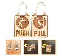 1 Set Segnaletica per porta push pull Segnaletica per porta push Segnaletica