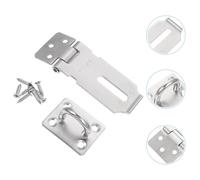 1 set serrature porta hasp latch chiusura in acciaio inox HASP safety gate Lock