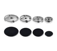 1 set, set cappello pentole coperchio stufa bruciatore a gas aggiornato adatto a
