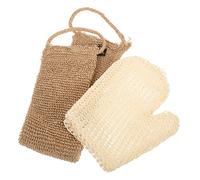 1 Set Set Da Bagno in Sisal Scrubber Corpo Asciugamano Bagno Schiumoso Asciugamano Massaggio Guanto Scrub Coreano Guanto Bagno Schiumoso Telo Doccia Iuta Uomo Esfoliante Rondella