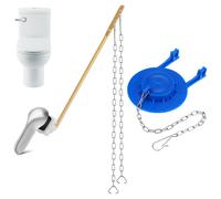 1 Set Side Mount Toilet Handle Replacement Kit Stainless Steel Multi Color