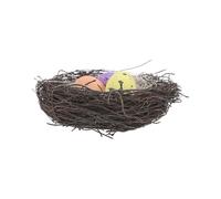 1 Set Simulation Bird Nest Easter Foam Eggs Artificial Nest for Easter DÃ©cor and Celebrations