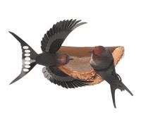 1 set simulazione deglutizione del nido artificiale figurina per uccelli