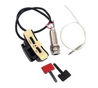 1 Set Sistema Di Preamplificazione Pickup Piezoelettrico Per Chitarra Ukulele Con Parti Di Strumenti Musicali Con Controllo Del Tono E Del Volume Accessori per Chitarra Acustica