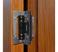 1 Set Small Metal Stainless Steel Hidden Door Hinges for Bathroom Use
