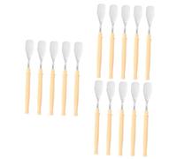 1 Set Spatola D'arte Pittura A Olio Raschietto Di Miscelazione Della Pittura Spatola Per Miscelare La Vernice Tavolozza Di Miscelazione Pallet Di Vernice Acciaio Inossidabile 5 Pz Tofficu