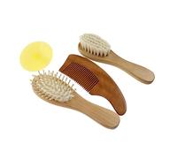 1 Set Spazzola Da Bagno Spazzola Per Districante Spazzola Per in Legno Per Bambini Spazzola Per Bambini in Legno Cuoio Capelluto Utensili Da Bagno Faggio Neonato