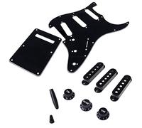 1 Set SSS Battipenna Per Chitarra Elettrica Con Piastra Posteriore Pickup Cover Manopole Suggerimenti Per Accessori Per Chitarra For For ST Professionale Battipenna per Chitarra Elettrica