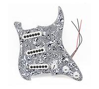 1 Set SSS. Pickguard Per Chitarra Precablati Di Zebra FD St. Sostituzione Della Chitarra Elettrica Pickup chitarra precablati
