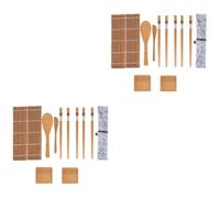 1 set sushi maker kit kit sushi in bambù per casa fai da te bamboo sushi