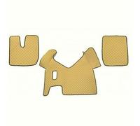 1 Set Tappetini Beige Ecopelle per Camion IVECO STRALIS 2013-2016 HI-WAY Manuale