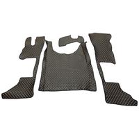 1 Set Tappetini Nero Eco Pelle per DAF XG+ Camion Automatico 2022