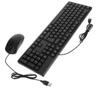 1 set tastiera e mouse cablati con tastiera USB con caratteri francesi