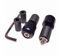 1 Set Terminali Del Manubrio Nero Pesi per Suzuki GSF GSR Gsxr Sv TL GSX