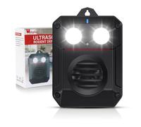 1 Set Ultrasuoni Per Topi con Luce LED, Mouse Catcher Ultrasonico, Mouse Catcher Nero, Adatto per Uso Interno Con Topi, Adatto per Cucine, Automobili e Giardini All'aperto