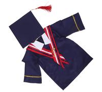 1 set unisex per toga da laurea per l'asilo con nappa, classe del 2025,