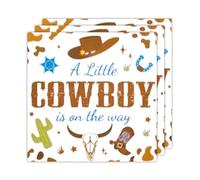 1 Set Western Horse Party Forniture Set Con Cavallo Progettazione Piatti Tovaglioli E Piatti Bandiere Pacchetto Opzionale Forniture Per Il Partito