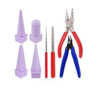 1 Set Winding Tool Kit with 6" Bail Making Pliers & Jewelry Making Pliers Wire Looping Tool, 8pcs Wire Jewellery Making