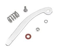 1 set Yootones Chitarra Vibrato Bridge Tremolo System Arm Whammy Bar con Molla Dado Compatibile con Chitarra Elettrica (Argento)