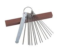 1 set Yootones Guitar Bridge Saddle Nut File Set, 13 diverse dimensioni in acciaio inox lime con pietra abrasiva compatibile con chitarra acustica elettrica ukulele, basso chitarra banjo