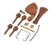 1 set Yootones Legno 4/4 parti di violino Set include mentone, pioli di accordatura, perni ponte e cordiera