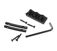 1 set Yootones per chitarra dado di bloccaggio e barre di tensione per corde compatibili con Floyd Rose Tremolo Guitar Bridge (nero)