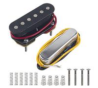 1 set Yootones Single Coil Pickup Set Magnet Neck e Bridge Pickup Compatibile con Tele Telecaster Style Chitarra Elettrica Parti