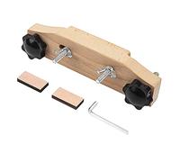 1 set Yootones solido acero chitarra ponte morsetto con guarnizione in sughero L-chiave per chitarra classica/acustica accessorio liutaio strumenti