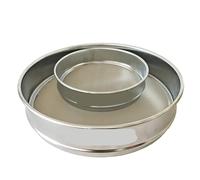 1 setaccio di prova economico da 14 maglie - Tela metallica 304SS con telaio cromato - Durevole e affidabile for test su particelle secche(30cm)