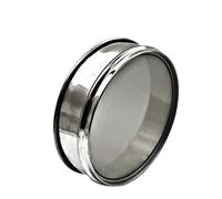 1 setaccio for test di laboratorio da 20 cm - setaccio for analisi in acciaio inossidabile da 400 maglie con dimensione dei pori di 0,0385 mm for un campionamento accurato