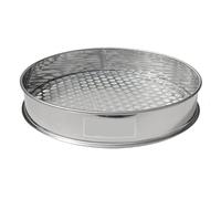 1 setaccio in acciaio inossidabile 304 con foro tondo, setaccio for farina, setaccio for la casa, colini multiuso da cucina (diametro del setaccio 20 cm; diametro del foro 1 mm-40 mm). ( Color : 25mm