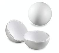 1 sfera apribile in polistirolo da decorare Natale 20 cm x patchwork decoupage