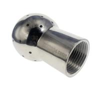 1 sfera di spruzzo rotante for la pulizia dei serbatoi - Raccordi for tubi sanitari rotanti a 360° for una efficiente piccoli e medi(DN25)