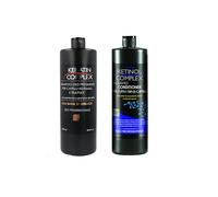 1 Shampoo + 1 Balsamo Retinol Complex. SHAMPOO NUTRIENTE CAPELLI NORMALI E TRATTATI, BAVA DI LUMACA. USO PROFESSIONALE 800 ml + BALSAMO PER TUTTI I TIPI DI CAPELLI
