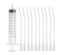 1 siringa con 10 pezzi, per uccelli giovani, 10 ml, accessori per piccioni, mangime per alimentatori, attrezzi per l'alimentazione a mano, per uccelli da latte, pappagalli, piccoli