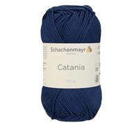 1 Skein/Pack Schachenmayr (SMC) Catania Originals Yarn, Each Ball 1.76 Oz (50gr) / 136 Yards (125 m), 100% Mercerized Cotton for Knitting and Crochet Yarn, Sport Weight, 164 - Jeans