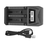 1. Slot tipo C batteria caricabatterie display LCD 18650 26650 2A 3A 3.7V Smart Thermal Management Battery Carica