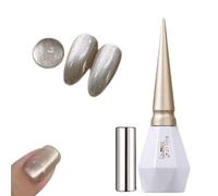 1 smalto magnetico per unghie, 15 ml, colore nudo e cristallo, smalto gel olografico G4b1