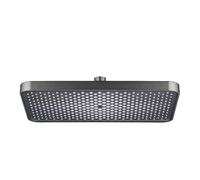 1 soffione doccia quadrato da 13 pollici, for bagno, cascata, testa pressurizzata e spessa, set di doccetta a tre posizioni(Gun gray Set 2)